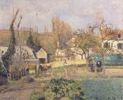 Camille Pissarro Kitchen Garden at L-Hermitage,Pontoise oil